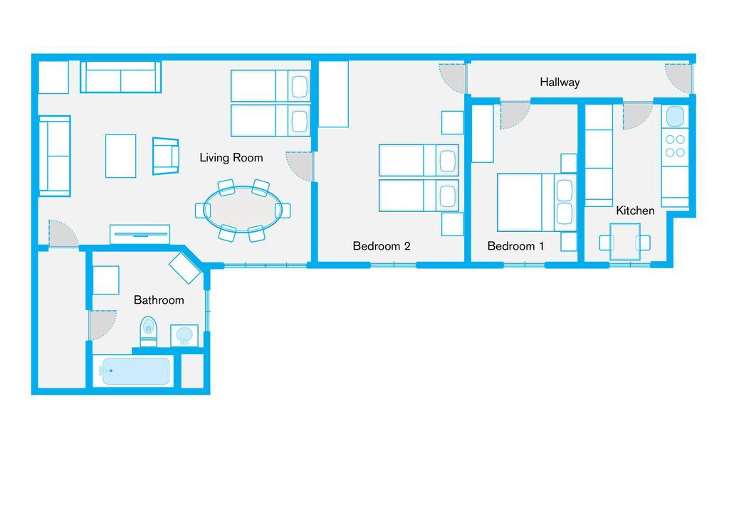 베를린 Wilhelmshavener 3Br In Downdown Moabit 아파트 외부 사진
